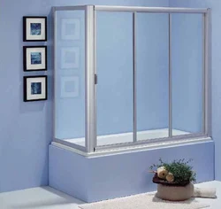 Bathroom Curtain Sliding Plastic Photo