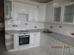 Silver patina kitchen photo