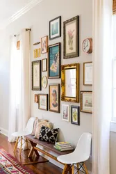 Is it possible to hang photographs in the hallway?