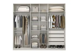 Built-in wardrobes in the bedroom photo design with dimensions