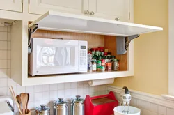 Where To Put A Microwave In A Small Kitchen Photo