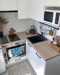 Куды Паставіць Мікрахвалеўку Ў Маленькай Кухні Фота