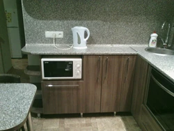 Where to put a microwave in a small kitchen photo