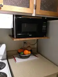 Where to put a microwave in a small kitchen photo