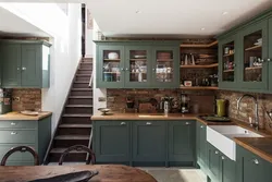 Countertop сабз торик дар акс ошхона