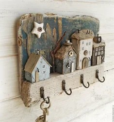 Хонасози девори DIY барои долон аз ҳезум сурат