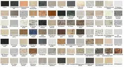 Рангҳои countertops ошхона хабарнигори бо номҳои