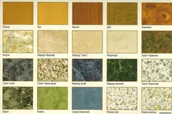Colors of kitchen countertops photos with names