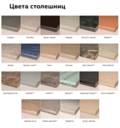 Расцветки столешниц для кухни фото с названиями