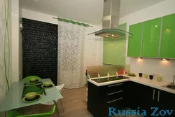Do-it-yourself kitchen interior in an apartment