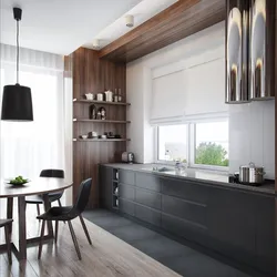 Kitchen without upper cabinets design 2023