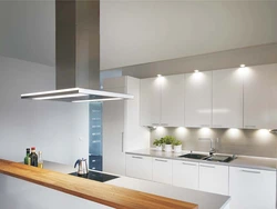 Kitchen design separate hood