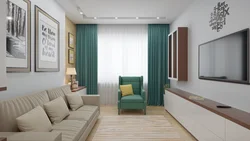 Qonaq otağı dizayn kvadrat 16 m