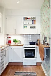 How to place everything in a small kitchen 6 sq m photo