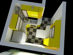 How to place everything in a small kitchen 6 sq m photo
