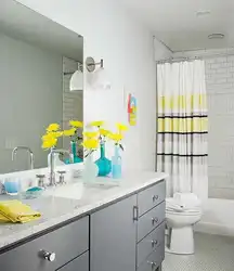 Combination Of White In The Bathroom Interior