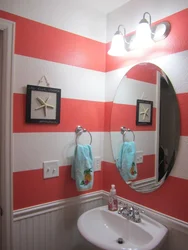 Painting bathroom design photo