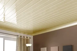 Ceiling in the kitchen photo mdf