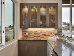 Kitchen Design With Glass Door