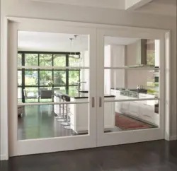 Kitchen Design With Glass Door
