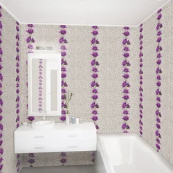 Vanna otağı fotoşəkili üçün naxışlı plastik panellər