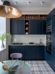 Blue kitchen design