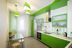 Kitchen to the ceiling and suspended ceiling photo white