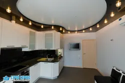 Kitchen To The Ceiling And Suspended Ceiling Photo White