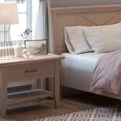 Country Angstrom bedroom in the interior photo
