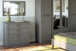 Country Angstrom bedroom in the interior photo
