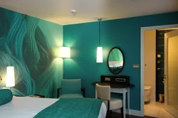 Sea ​​Wave In The Bedroom Interior
