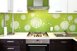 Газ плитасының фото дизайны бар ас үй үшін қандай тұсқағаз жақсы