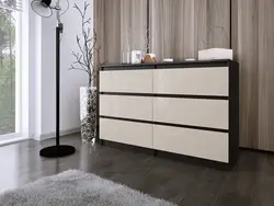 Chests of drawers wardrobes in the bedroom interior photo