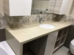 Столешница Из Искусственного Камня В Ванной Дизайн
