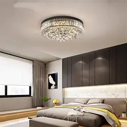 Chandeliers In The Bedroom For A Suspended Ceiling Photo In The Interior