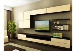 Slides in the living room in a modern style photo in light