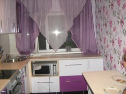 Wallpaper For The Kitchen In Khrushchev, Real Photos