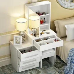 Chest of drawers dressing table for bedroom photo