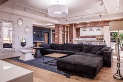 Sofas in the living room loft photo