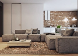 Sofas in the living room loft photo