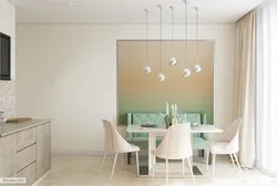 Kitchen design wallpaper plain