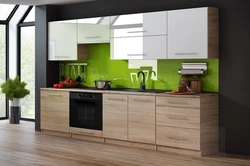 Sonoma oak countertop in the kitchen interior