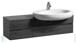 Dastgohli lavabo fotosurati bilan hammom shkafi