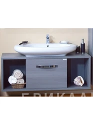 Dastgohli lavabo fotosurati bilan hammom shkafi
