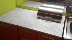Film for countertops in the kitchen photo