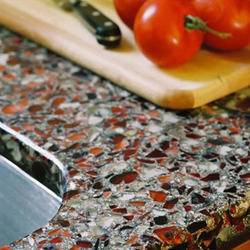 Film for countertops in the kitchen photo