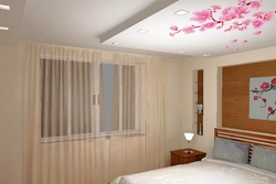Photo Printing On The Ceiling In The Bedroom Photo