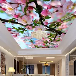Photo suspended ceilings with photo printing for the bedroom