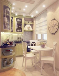 Kitchen Design In Provence Style In Khrushchev