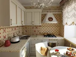Дызайн кухні ў стылі Праванс у хрушчоўцы